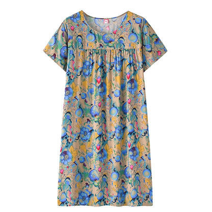 Cotton Silk Sleep Dress