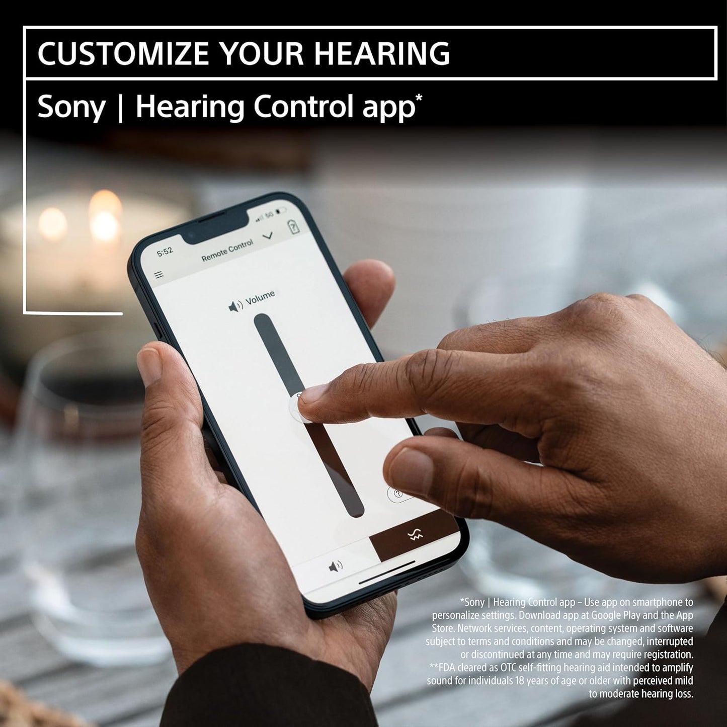 Sony CRE-C20 Self-Fitting OTC Hearing Aids