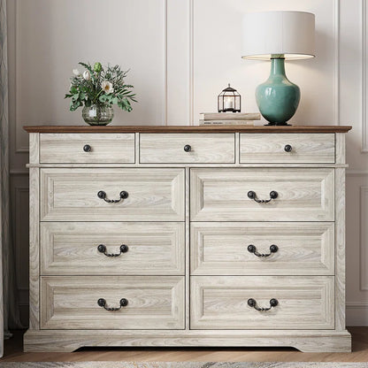 9 Drawer Double Dresser