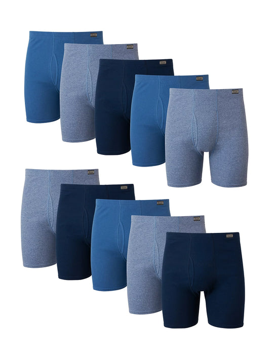 Hanes Men's Boxer Briefs 10 Pack