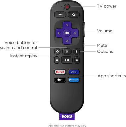 Roku Express 4K+ | Roku Streaming Device 4K/HDR, Roku Voice Remote, Free & Live TV