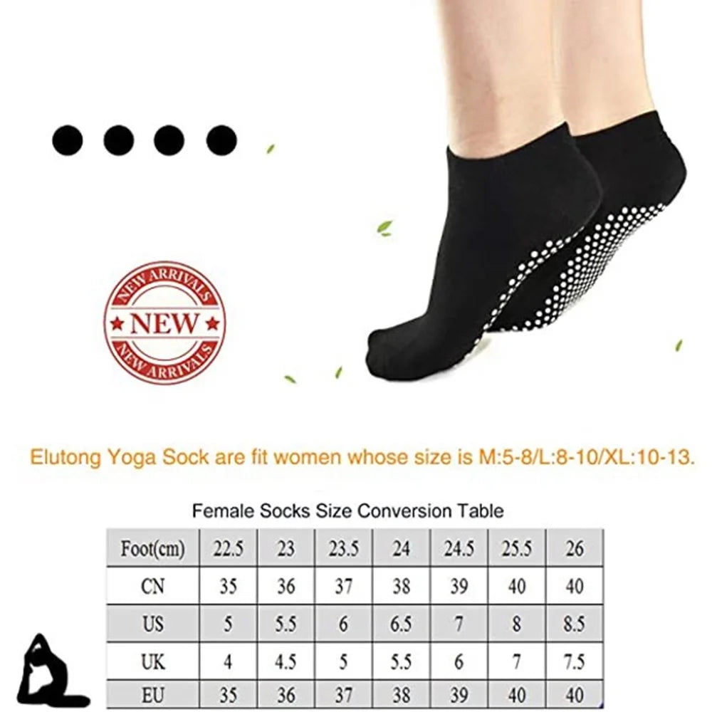 4 Pairs Non Slip Grip Socks