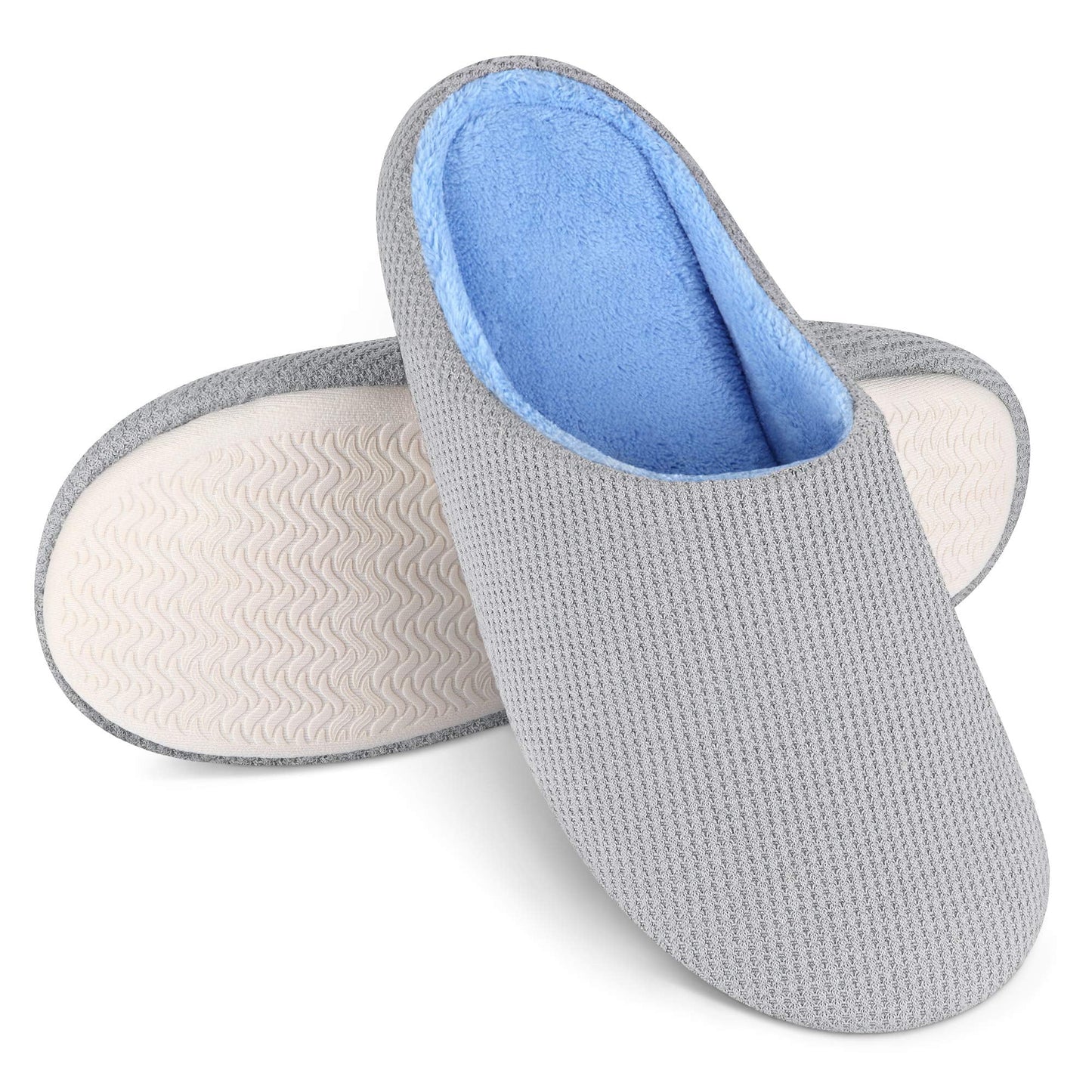 Bergman Kelly Memory Foam Slippers for Women & Men, Super Cushiony Slip-On House Shoes for WFH Comfort (Cush Collection), US Company