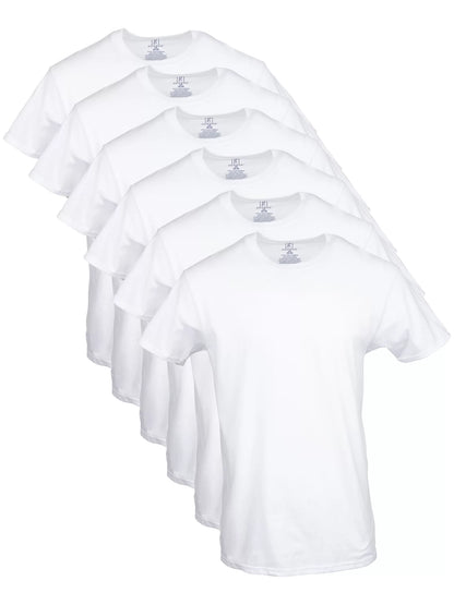 Men's Crew T-Shirts, 6-Pack