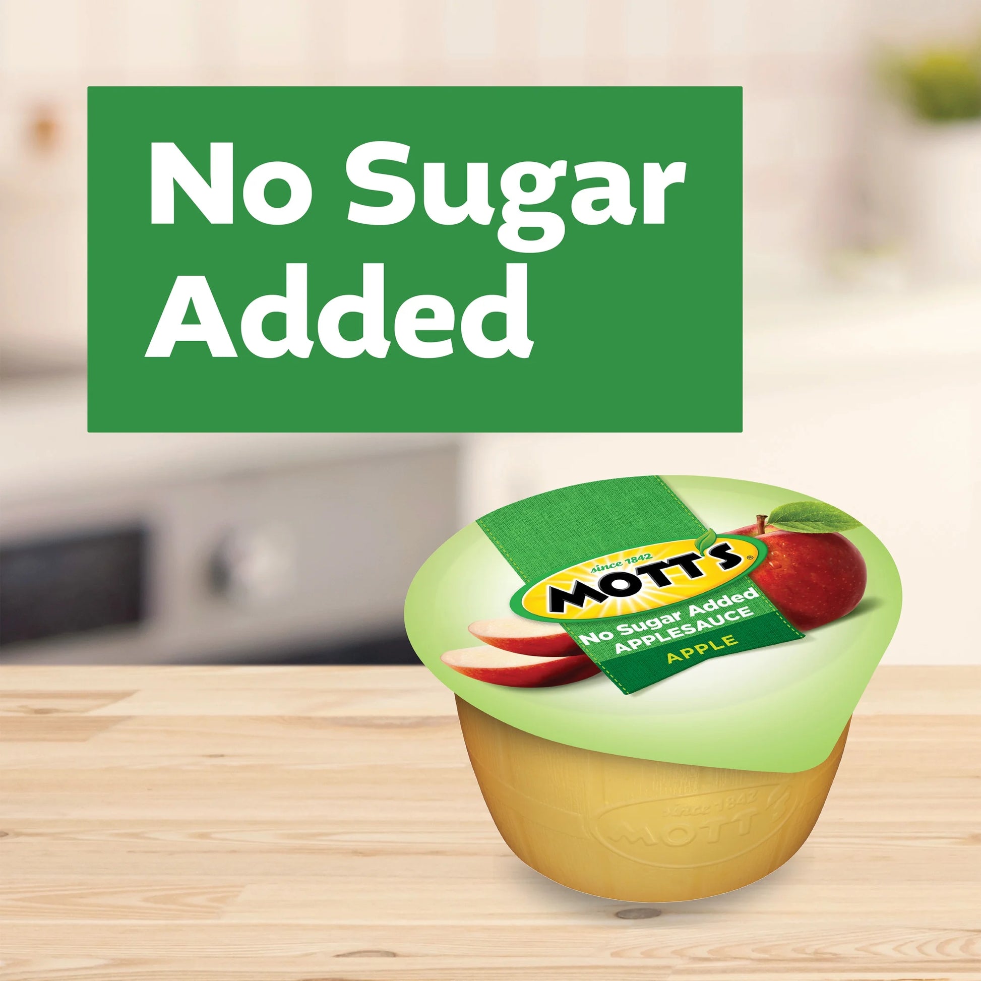 Mott's No Sugar Added Applesauce, 18 Count