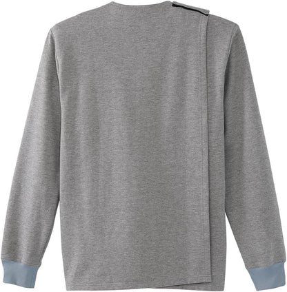 Men’s Open-Back Adaptive Soft Fleece Cardigan