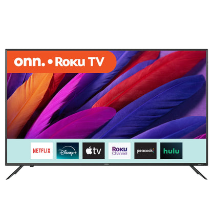 onn. 50” inch 4K LED Roku Smart TV