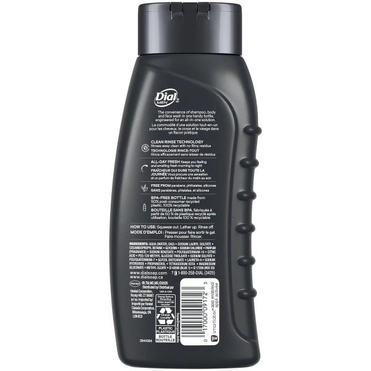 Dial Men 3in1 Body, Hair and Face Wash