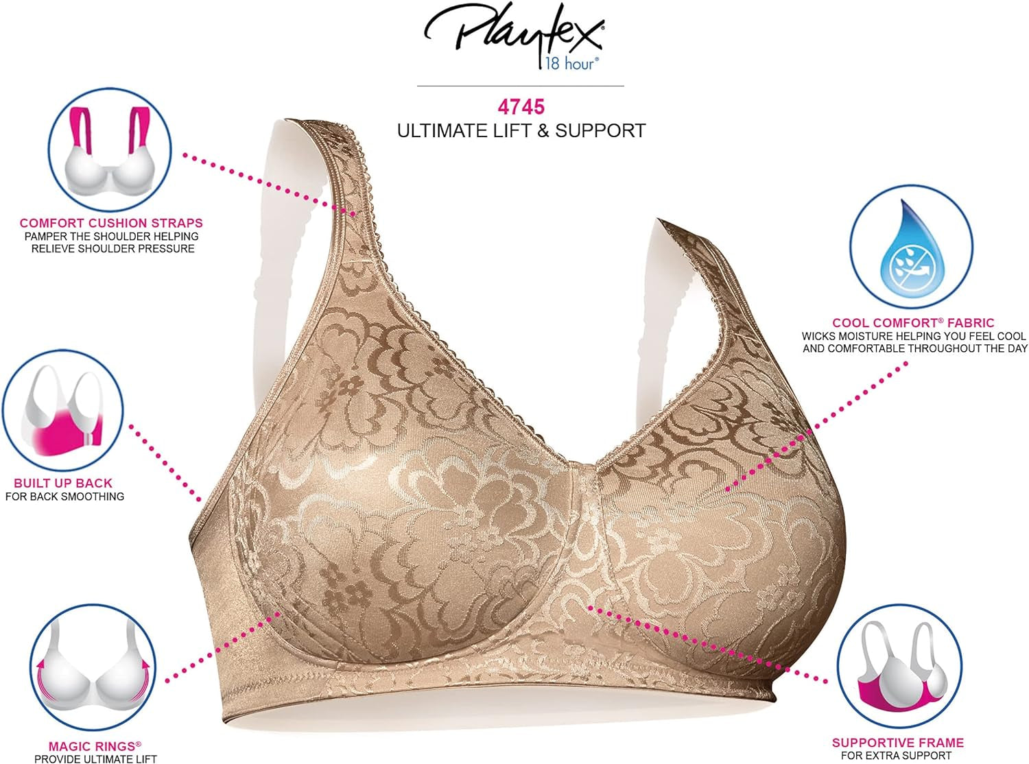 Wireless Full-Coverage Bra