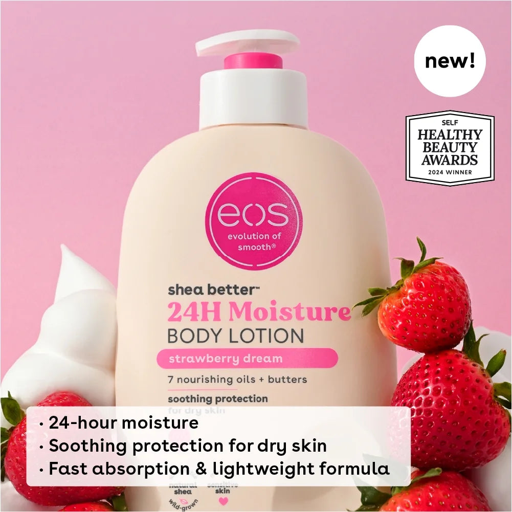 Body Lotion for Dry Skin, Strawberry Dream