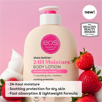 Body Lotion for Dry Skin, Strawberry Dream