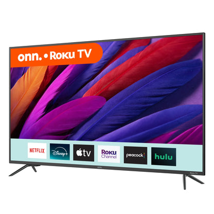 onn. 50” inch 4K LED Roku Smart TV