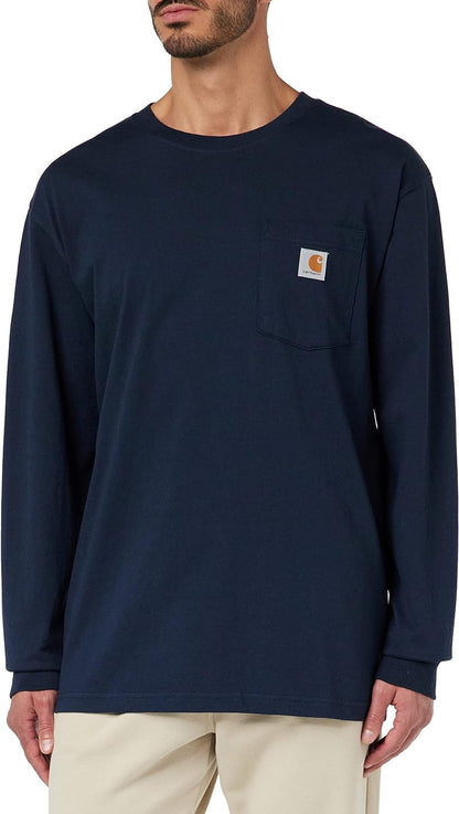 Carhartt Men's Loose Fit Heavyweight Long Sleeve Pocket TShirt