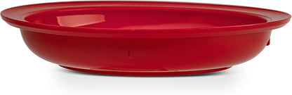 Providence Spillproof Inner Lip Plate - 9" Red - 3 Pack