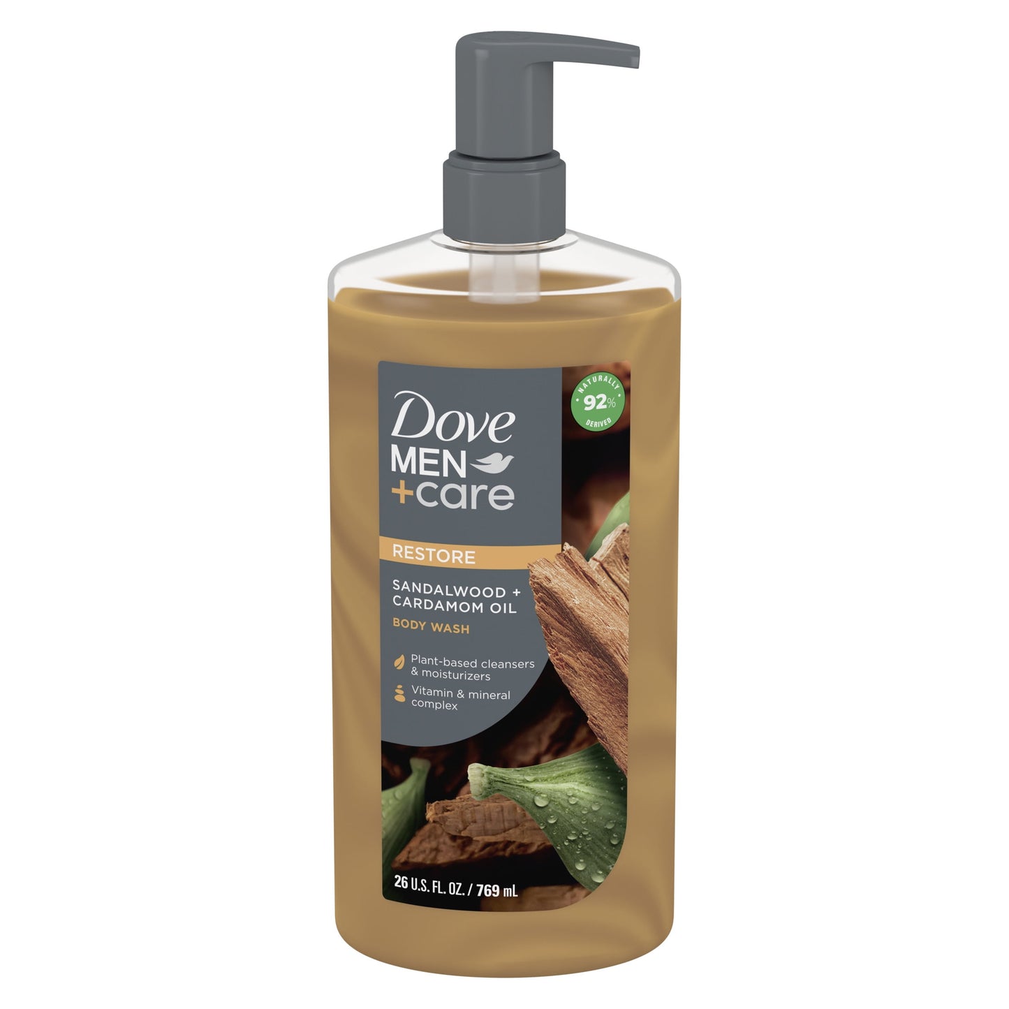 Dove Men+Care Body Wash Sandalwood + Cardamom Oil