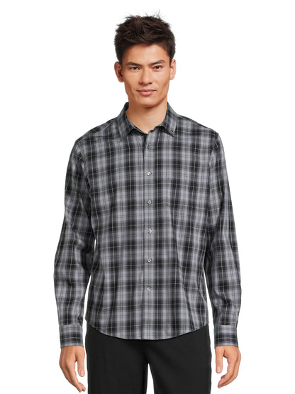 Men's Poplin Button-Up Shirt