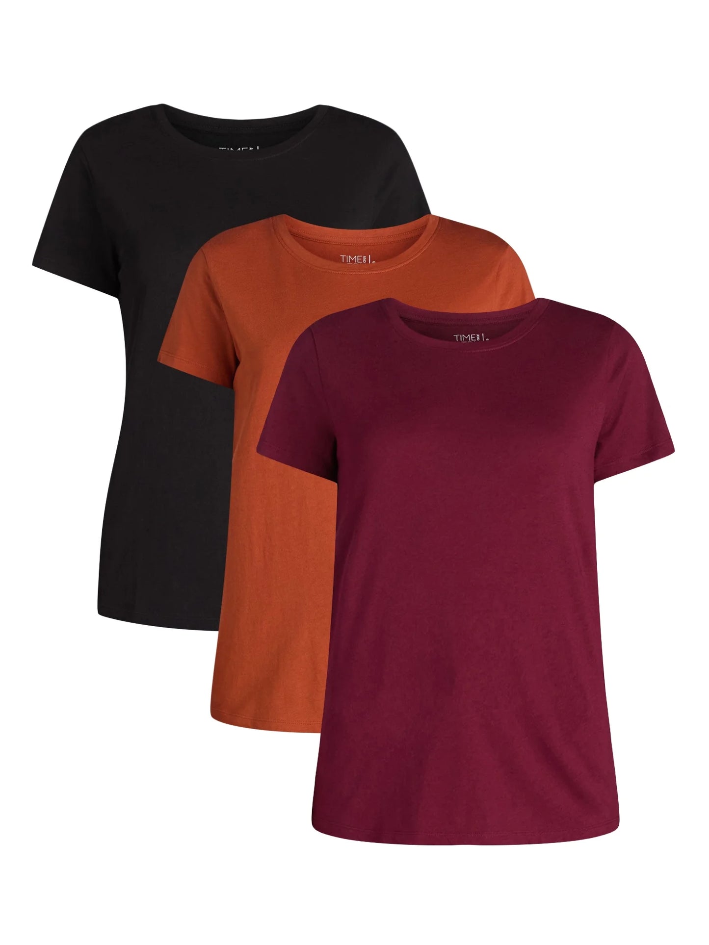 Women's Cotton Crewneck Tee 3-Pack