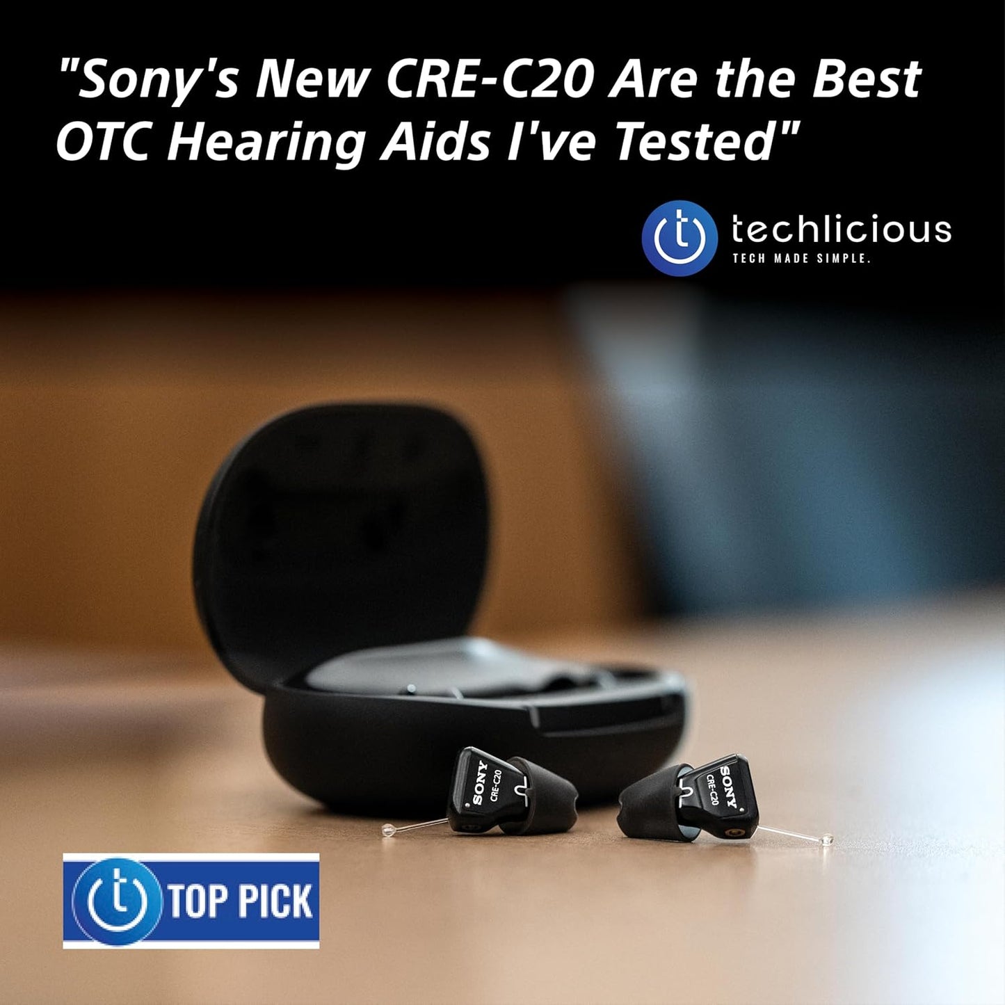 Sony CRE-C20 Self-Fitting OTC Hearing Aids