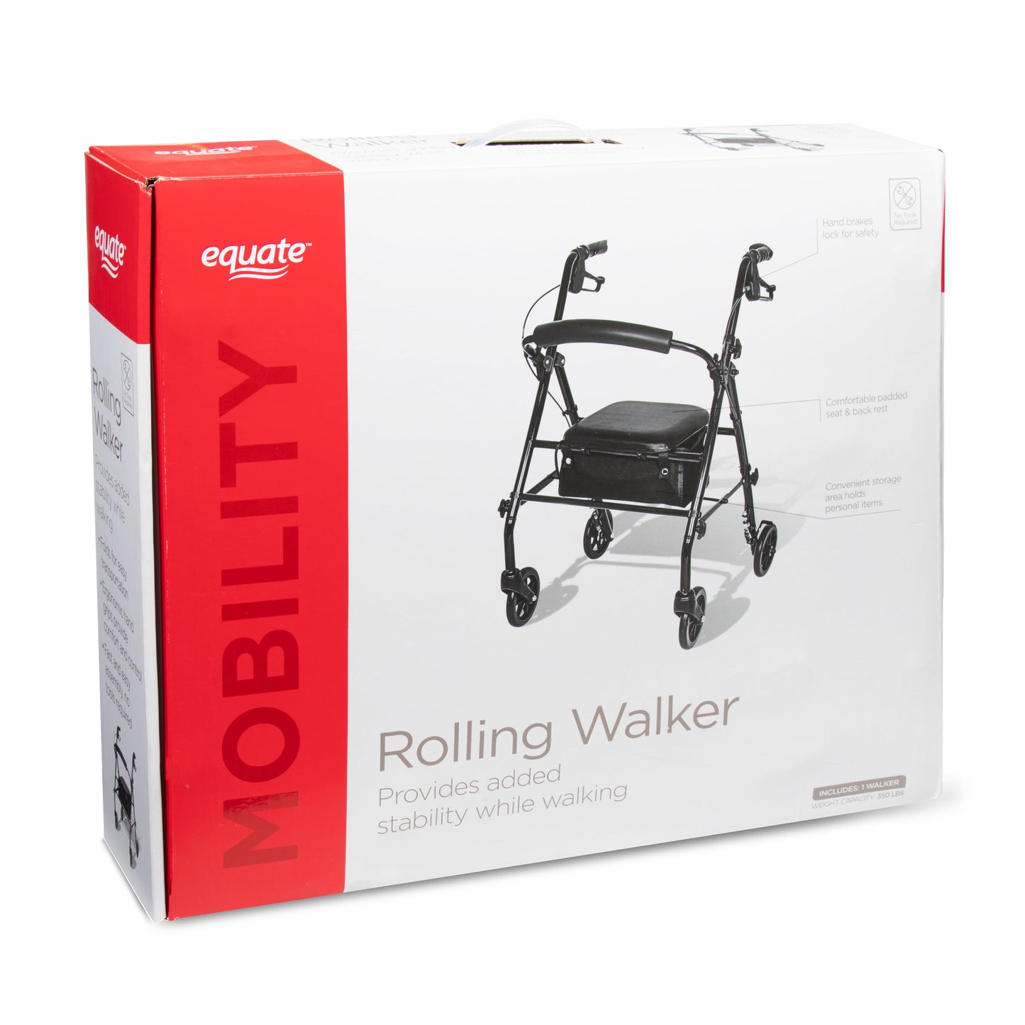 Rollator with Seat and Wheels