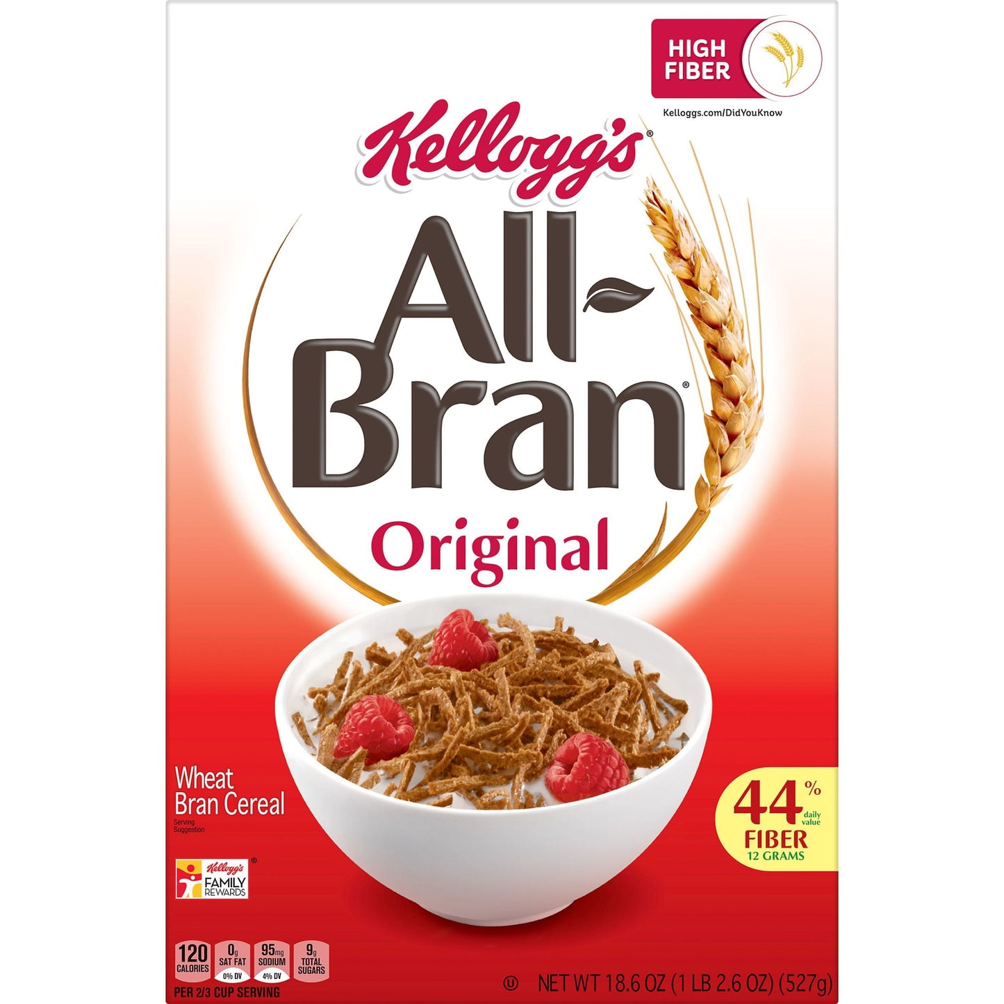 Kellogg's All Bran Breakfast Cereal