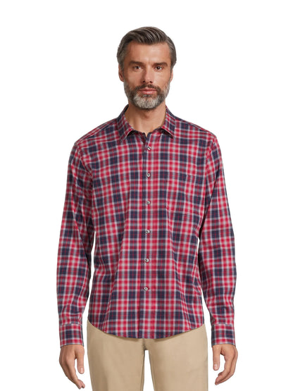 Men's Poplin Button-Up Shirt