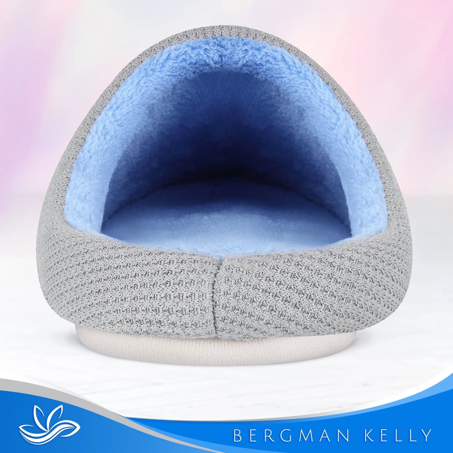 Bergman Kelly Memory Foam Slippers for Women & Men, Super Cushiony Slip-On House Shoes for WFH Comfort (Cush Collection), US Company