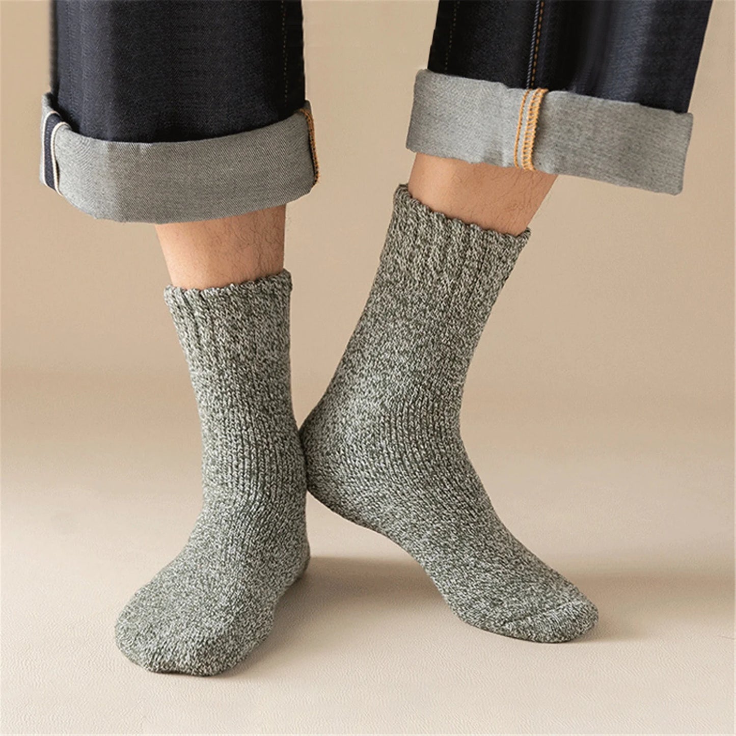 5 Pairs Merino Wool Socks for Men