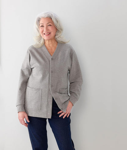 Women's Magnetic Button Cardigan