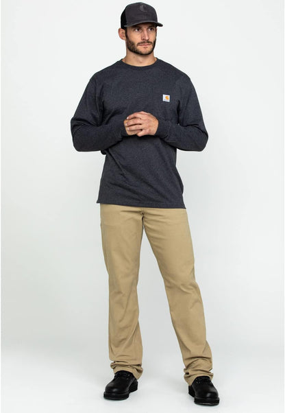 Carhartt Men's Loose Fit Heavyweight Long Sleeve Pocket TShirt