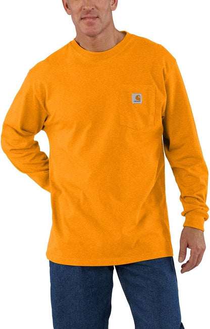 Carhartt Men's Loose Fit Heavyweight Long Sleeve Pocket TShirt