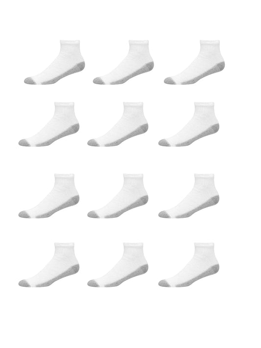 Hanes Men's Ankle Socks, 12-Pack