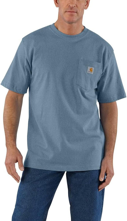 Carhartt Men's Loose Fit Heavyweight Short-Sleeve Pocket T-Shirt