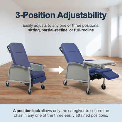 3-Position Medical Recliner - Geri Chair