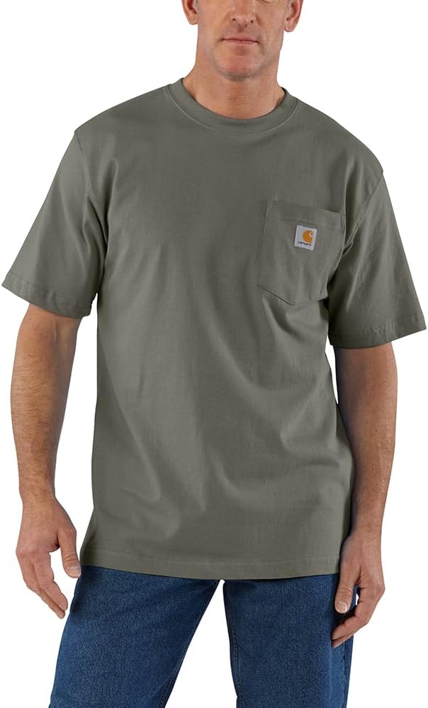 Carhartt Men's Loose Fit Heavyweight Short-Sleeve Pocket T-Shirt