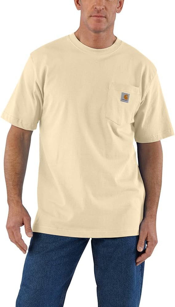 Carhartt Men's Loose Fit Heavyweight Short-Sleeve Pocket T-Shirt