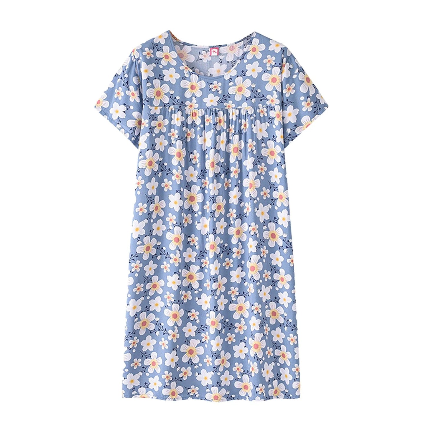 Cotton Silk Sleep Dress