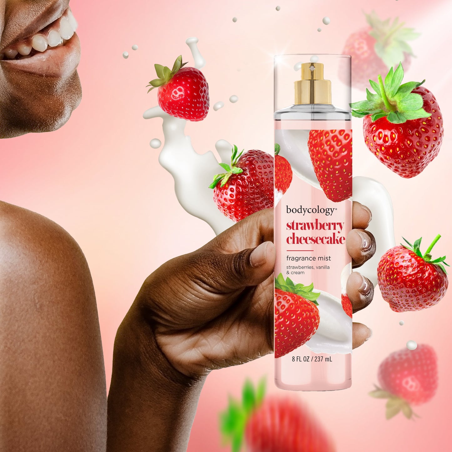 Bodycology Fragrance Body Mist, Strawberry Cheesecake