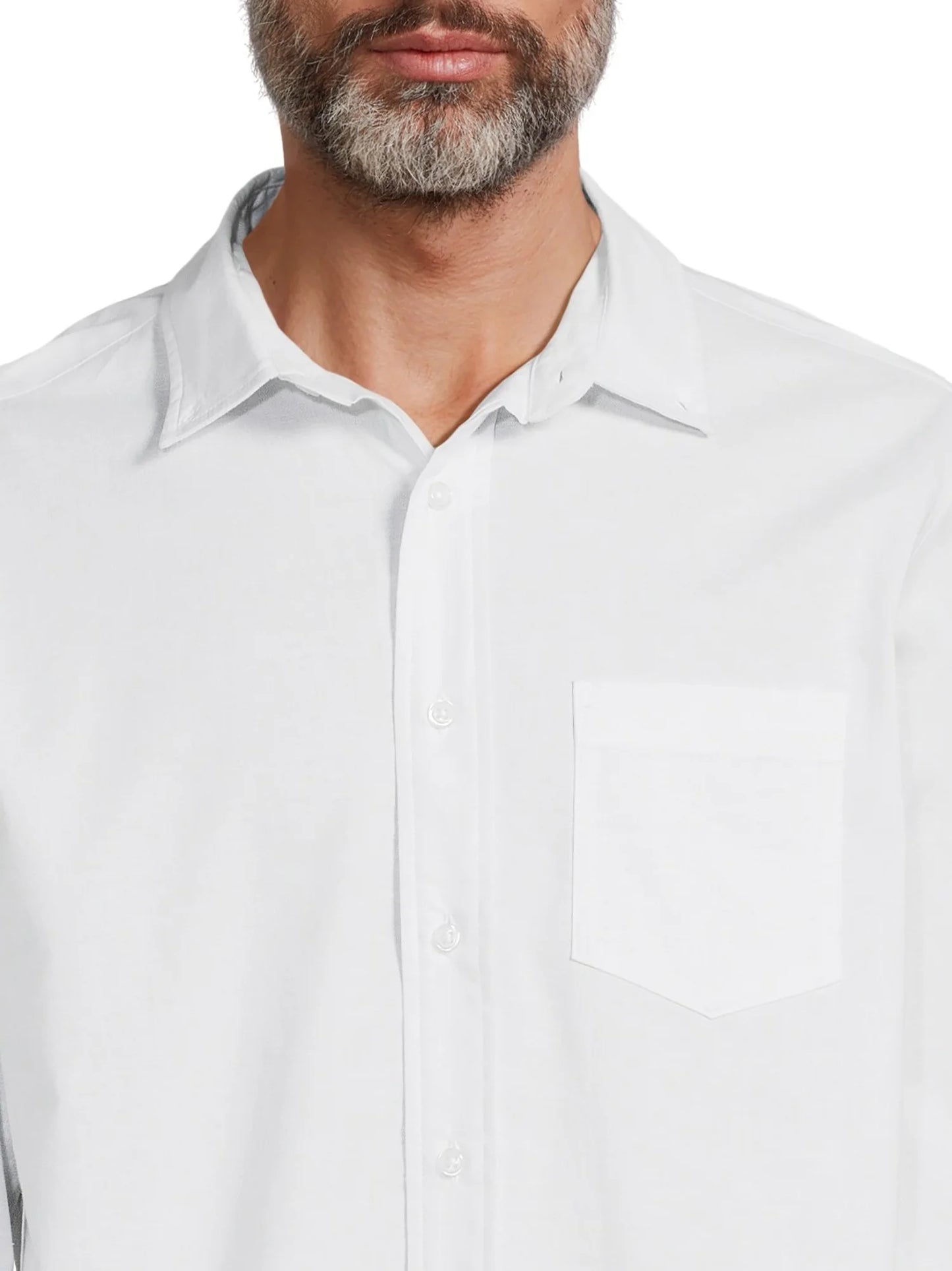 Men's Poplin Button-Up Shirt