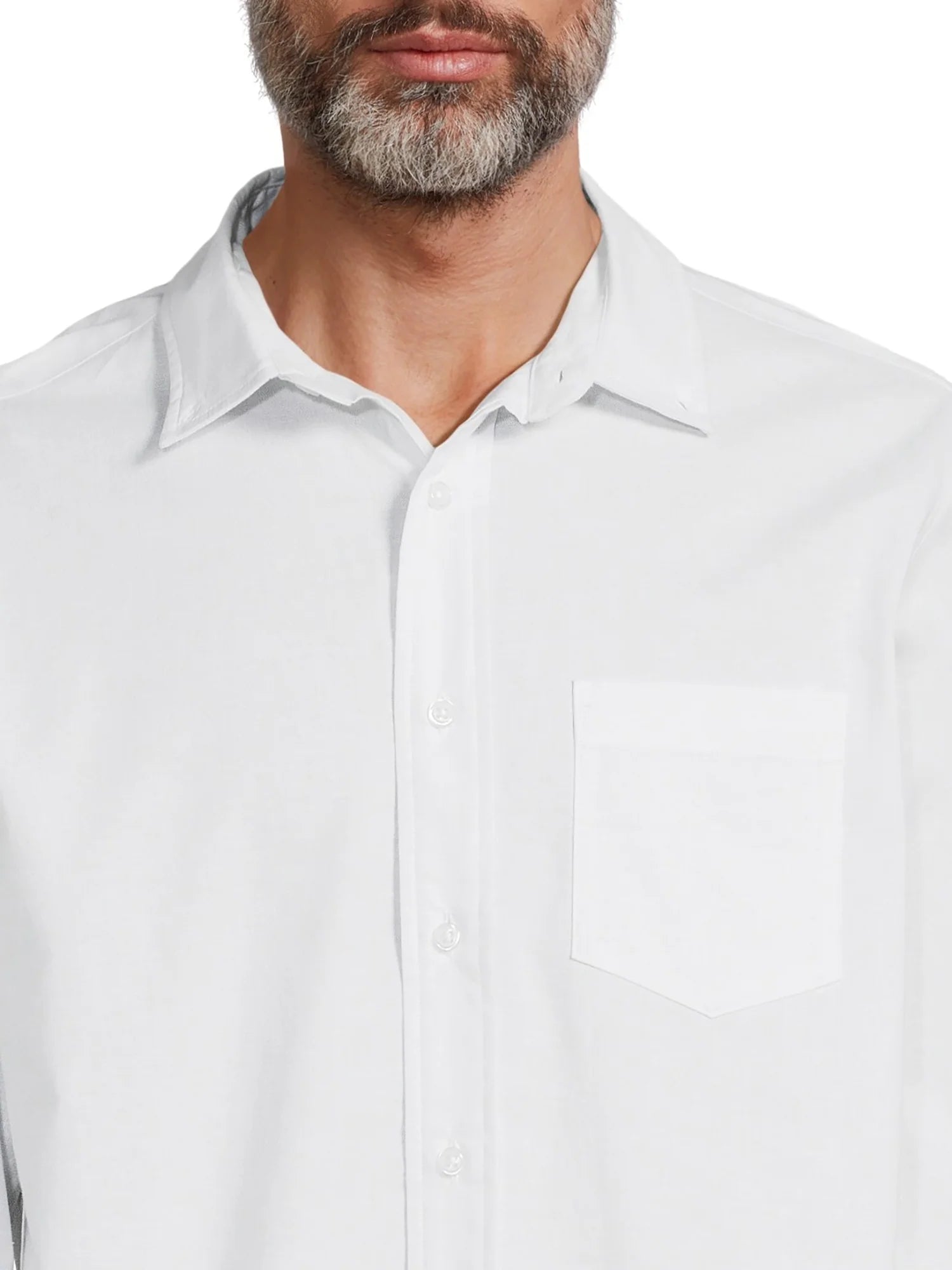 Men's Poplin Button-Up Shirt