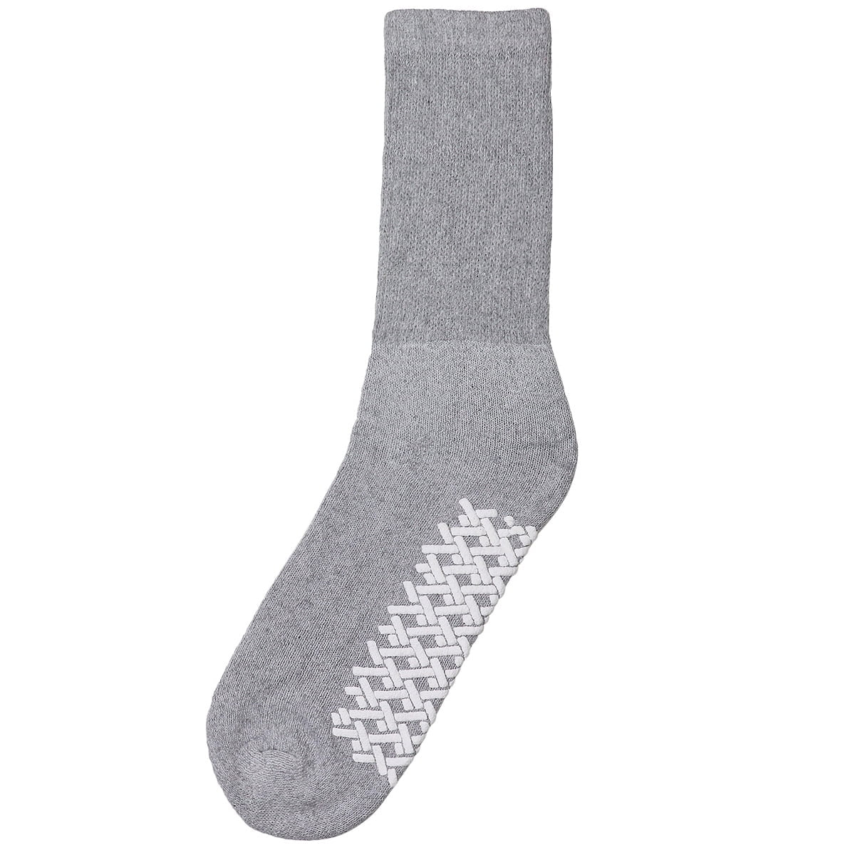 Men Anti Slip Grip Non Skid Socks, 6-pack