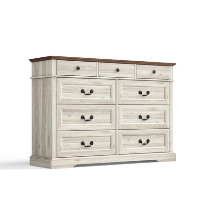 9 Drawer Double Dresser