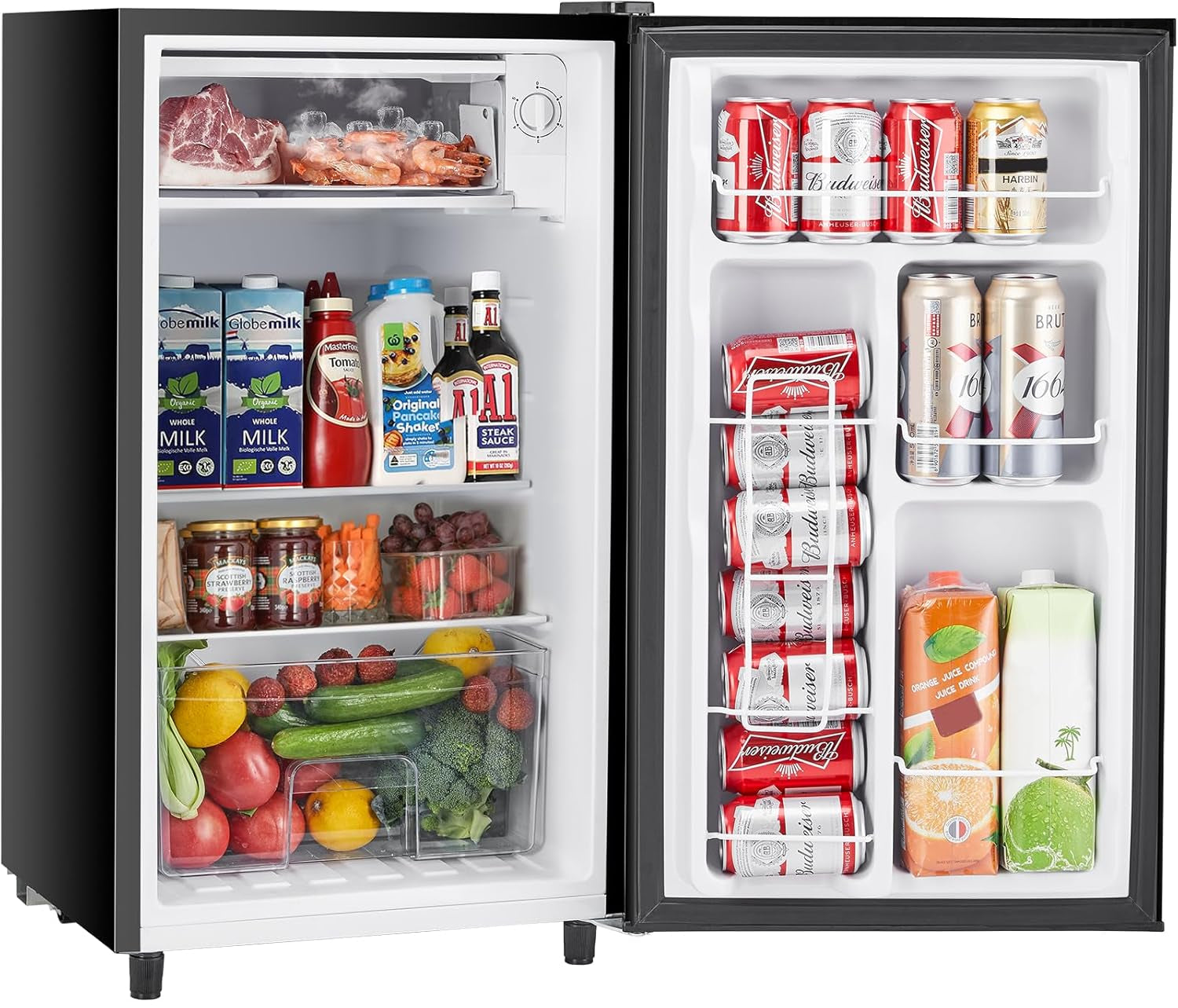 3.2 Cu.Ft. Mini Fridge with Freezer