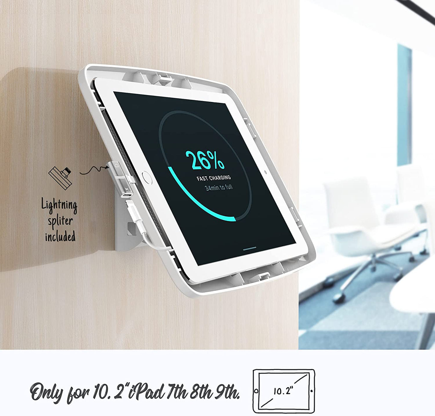 Tablet Wall Mount Compatible with 10.2 inch iPad 7th gen