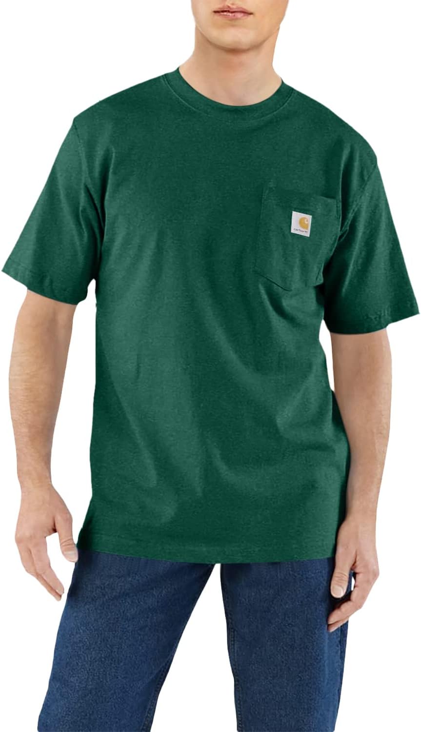 Carhartt Men's Loose Fit Heavyweight Short-Sleeve Pocket T-Shirt