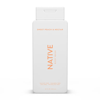 Native Body Wash, Sweet Peach & Nectar