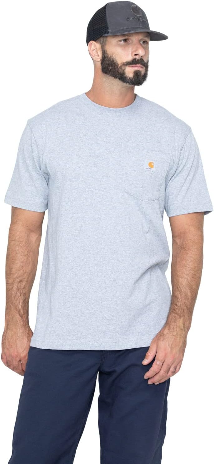 Carhartt Men's Loose Fit Heavyweight Short-Sleeve Pocket T-Shirt