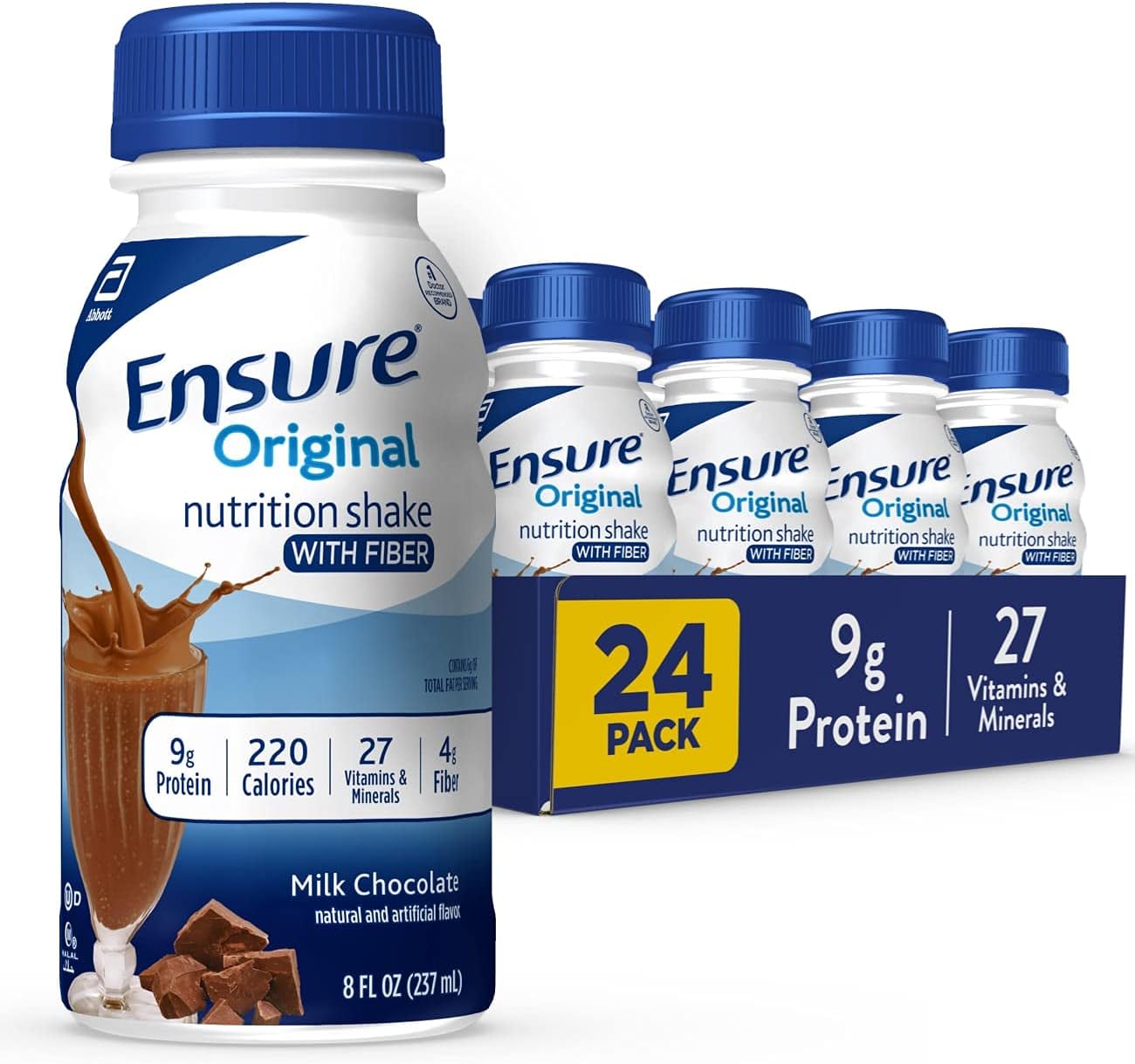 Ensure Original Nutrition Shake with Fiber | 8 fl oz - 24 Pack