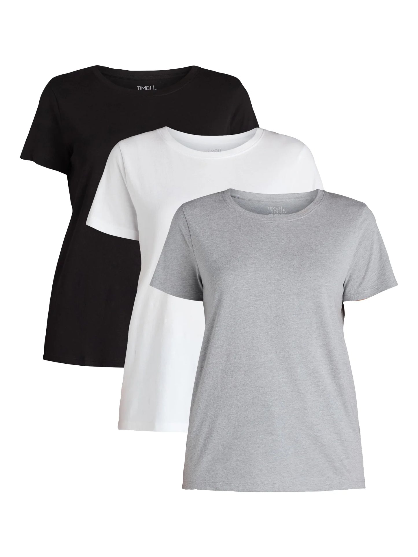 Women's Cotton Crewneck Tee 3-Pack