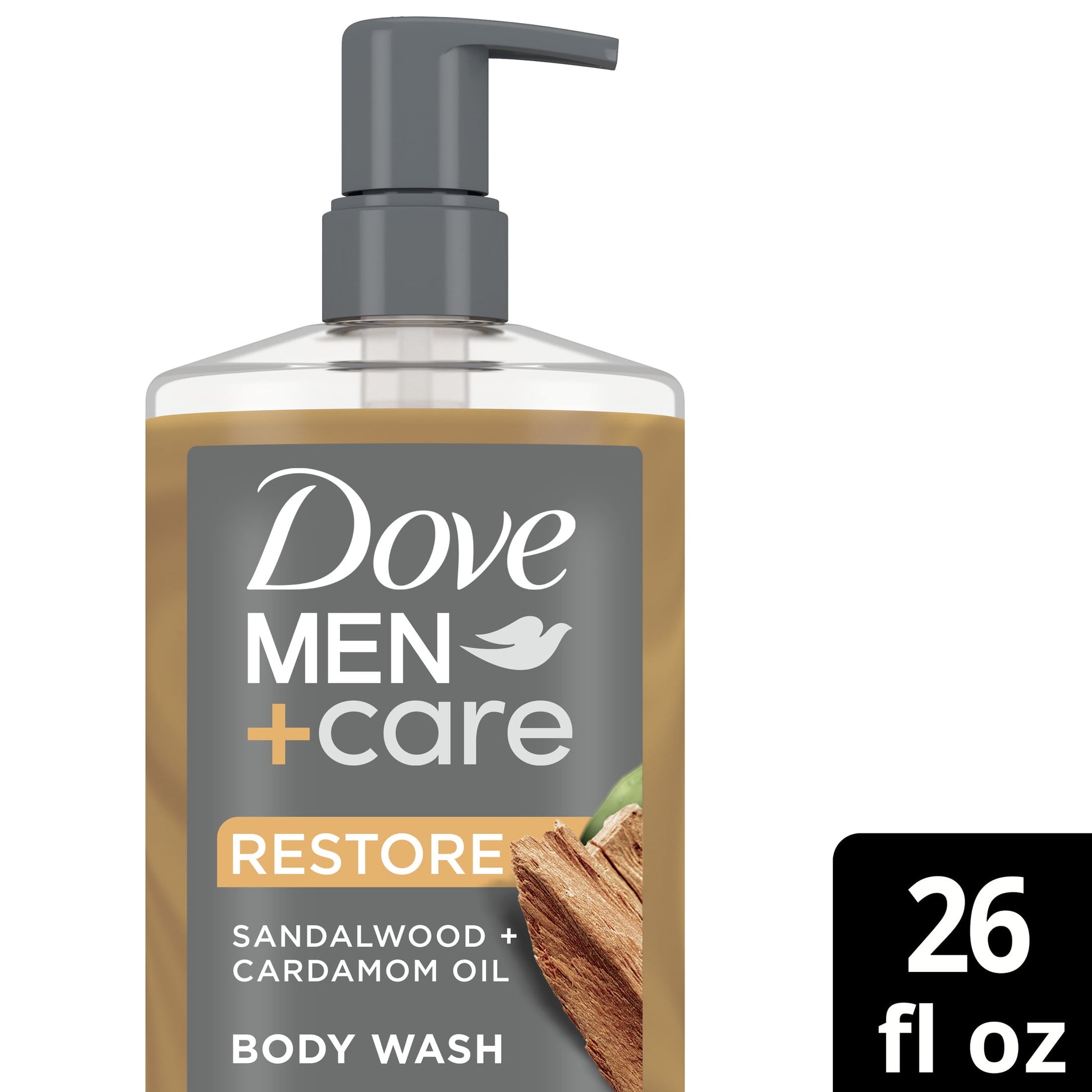 Dove Men+Care Body Wash Sandalwood + Cardamom Oil