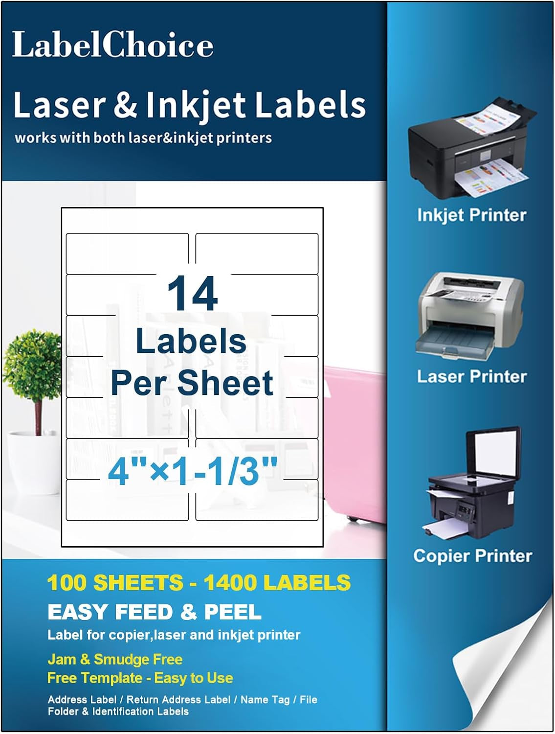 100 Sheets 3000 Labels